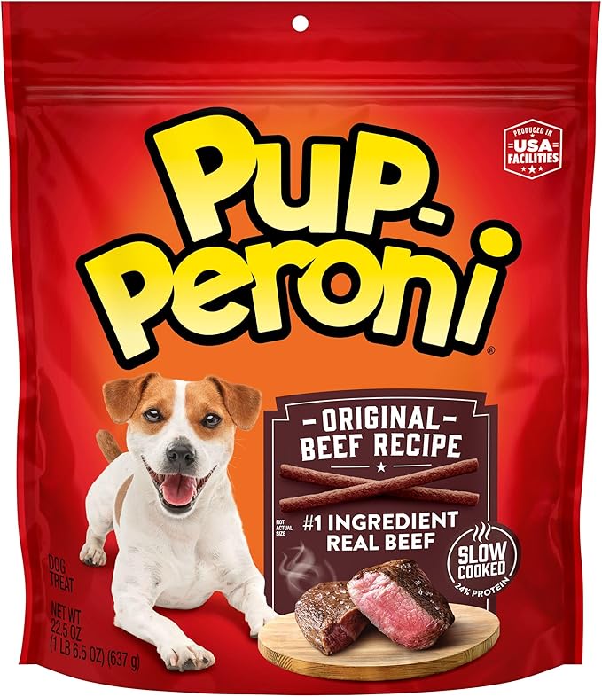 Pup-Peroni Original Beef Recipe Dog Treats, 22.5 Oz. Bag (Pack of 2)
