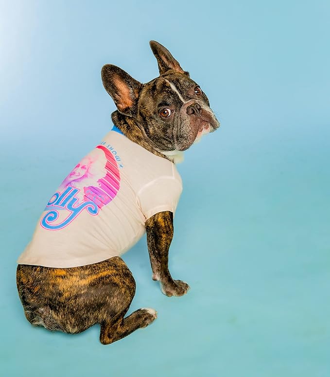 Doggy Parton All Star Show Vintage Style Shirt for Pets - XS, White (22120721)