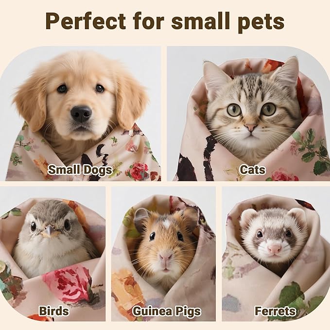 Purrfect Peace Cat Swaddle Wrap – 27.6" Professional Calming Restraint Bag for Grooming, Nail Trimming & Medicine - Adjustable Cat Restraint for Grooming, Nail Clipping & Vet Visits
