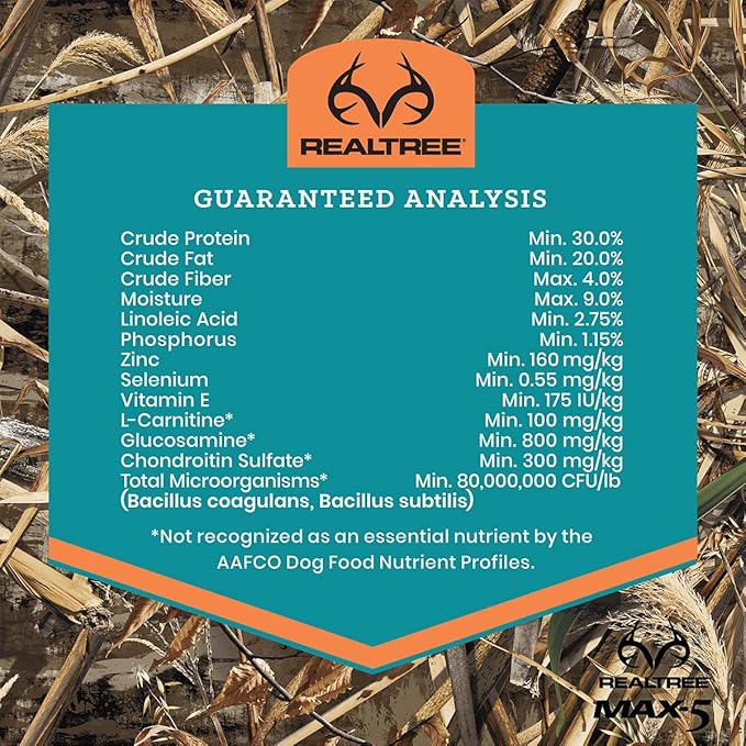 VICTOR Super Premium Dog Food – Realtree MAX-5 PRO High Protein Dry Kibble – Promotes Joint Health with Glucosamine – 30% Protein, Gluten Free for Active & Sporting Adult Dogs, 15lb