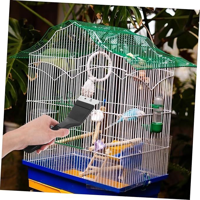 LIOOBO Birdcage Cleaning Accessory Parrot Cage Hygiene Brush Bird Droppings Cleaning Scraper Pet Cage Maintenance