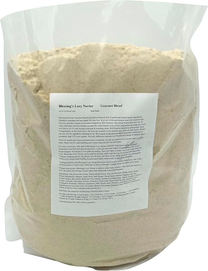 Blessings Gourmet Lory Nectar (10Lb)
