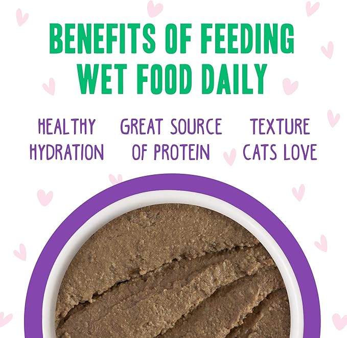 Weruva B.F.F. Play - Best Feline Friend Paté Lovers, Aw Yeah!, Tuna & Beef Bodacious with Tuna & Beef, 5.5oz Can (Pack of 8)
