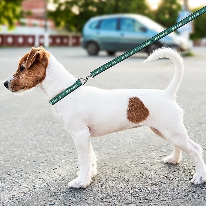 Pets First NHL Dallas Stars Leash for Dogs & Cats, Medium. - Walk Cute & Stylish! The Ultimate Hockey Fan Leash!, Medium (4 ft Long x 0.62 in Width) (STR-3031-MD)