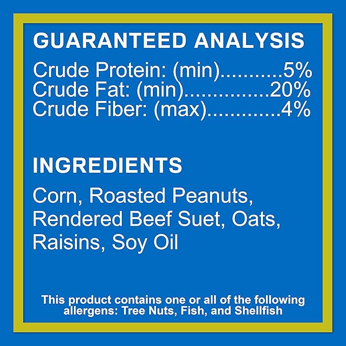 C&S Woodpecker Suet Nuggets Single Packs, 27 oz, None (Pack of 2)
