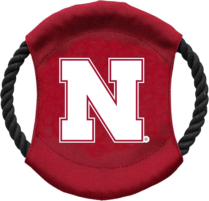 Littlearth NCAA Unisex NCAA Sock Monkey and Flying Disc Pet Toy Combo Set