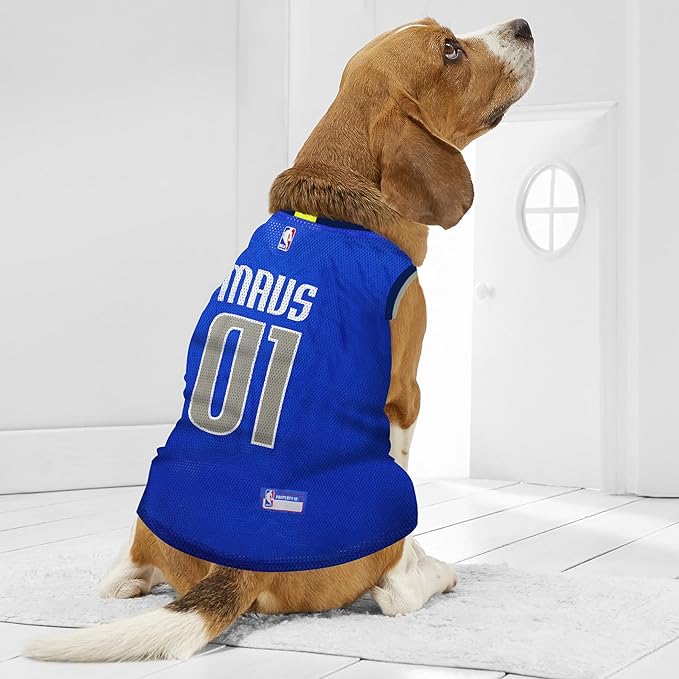 Pets First NBA DALLAS MAVERICKS DOG Jersey, Large - Tank Top Basketball Pet Jersey