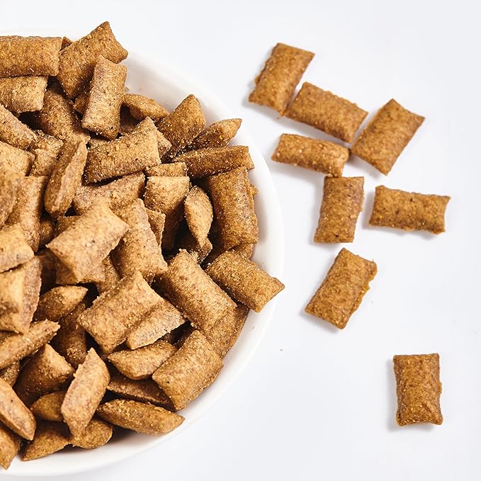 Faywell Omegas Crunchy Cat Chew Treat, Vitamins & Minerals Enriched, Kitty Snack 60g (60g X 3, Salmon Tuna Chicken)