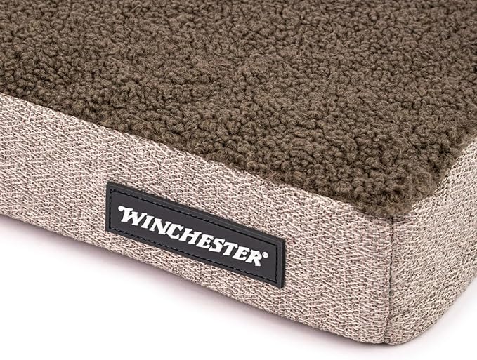Winchester Pet Orthopedic Dog Bed with Removable Washabe Cover and Non-Slip Bottom, Extra Large