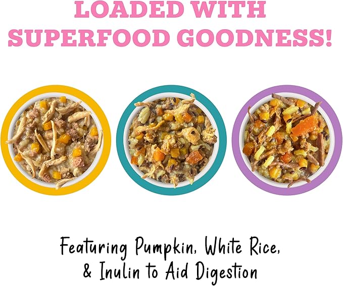 Weruva Awesome Belly Wet Dog Food, Sensitive Stomach Superhero Variety Pack, 6oz Can (Pack of 9)