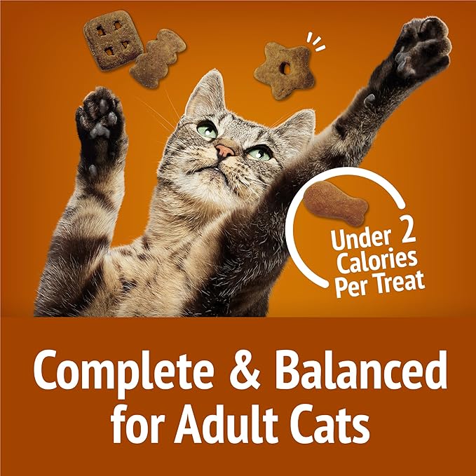 Purina Friskies Cat Treats, Party Mix Chicken Lovers Crunch - 20 oz. Canister