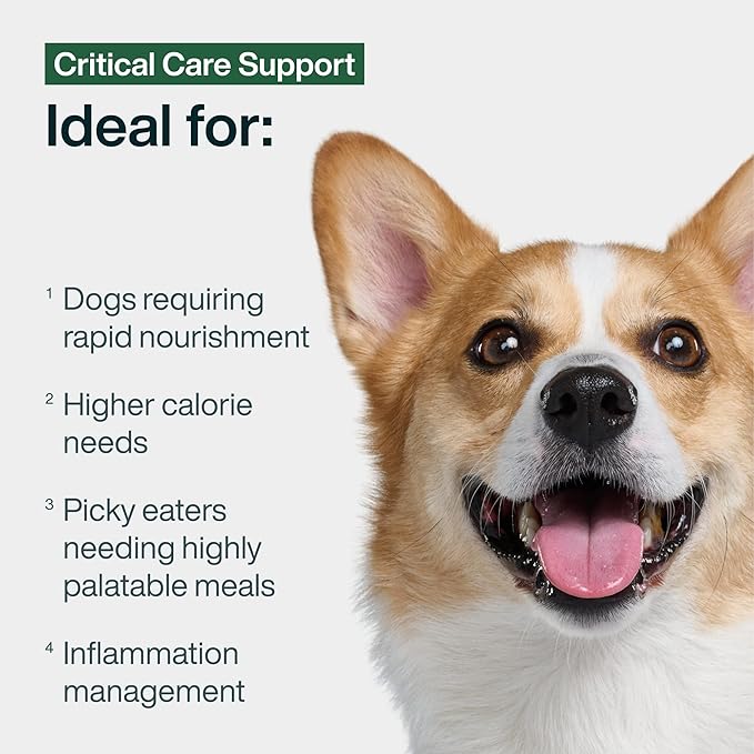 Just Food For Dogs Vet RX Frozen Fresh Prescription Dog Food, Human Grade, Vet Recommended Fresh Pet Meal or Toppers, Limited Ingredient, Prescription Diet, Critical Care Support 18 oz - 7 Pack