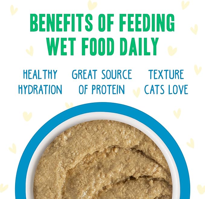 B.F.F. PLAY - Best Feline Friend Paté Lovers, Aw Yeah!, Chicken Cherish with Chicken, 3oz Pouch (Pack of 12)