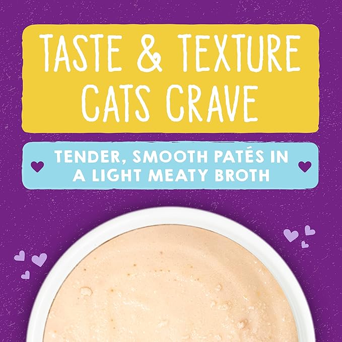 Stella & Chewy's Carnivore Cravings Purrfect Paté - Premium Grain-Free Wet Cat Food - Chicken & Liver Recipe - High Protein with Bone Broth - Perfect for Picky Eaters - 2.8oz Cans (12 Pack)