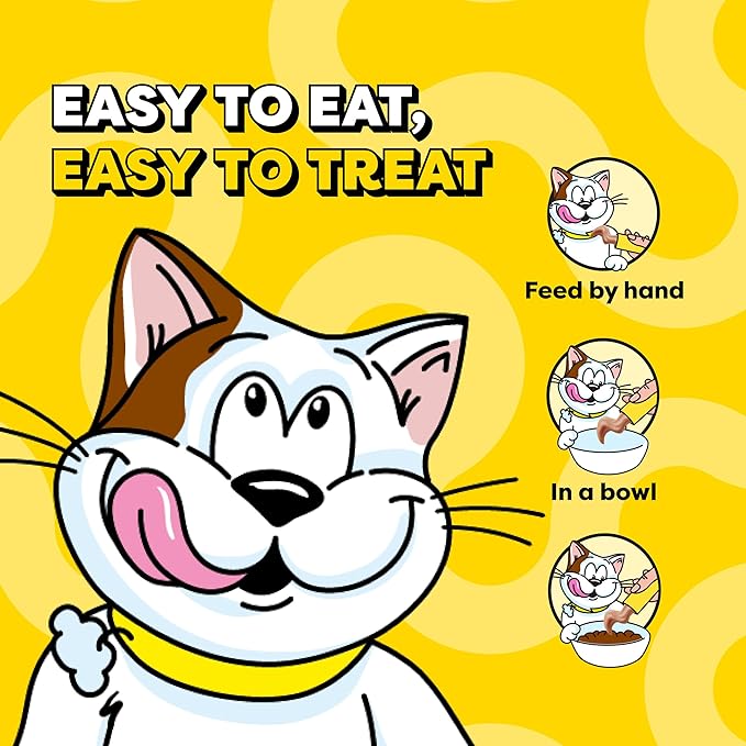 Temptations Creamy Puree Squeezable Lickable Cat Treats, Wet Cat Treats with Chicken, Salmon, and Tuna Variety Pack, 0.42 oz. Tubes, 24 Count, Pack of 3 (72 Total)