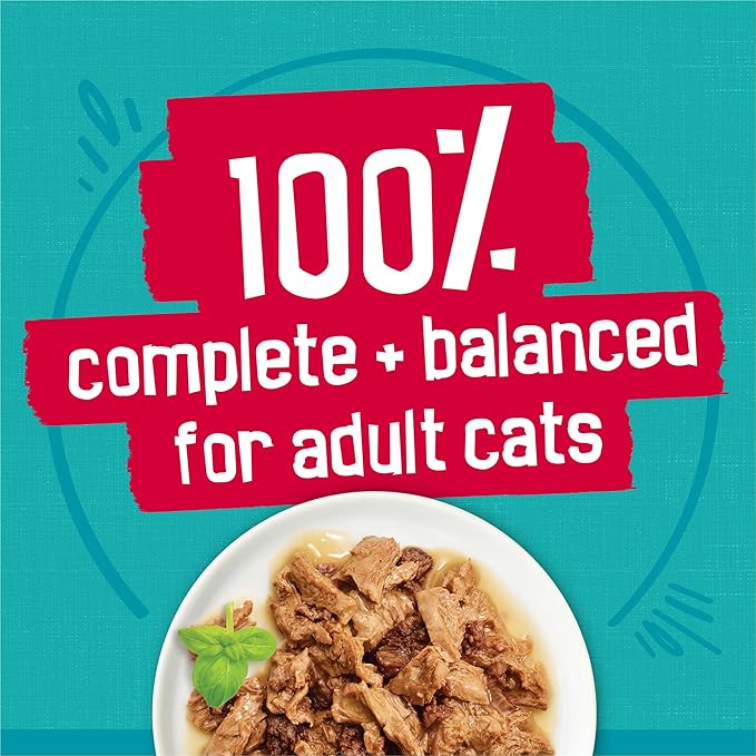 Friskies Purina Wet Cat Food Variety Pack,Tasty Treasures Prime Filets (with Chicken and Tuna,with Chicken,and-with Ocean Fish-and Tuna,and-with Turkey) - 5.5 oz. Cans,(Pack of 48)