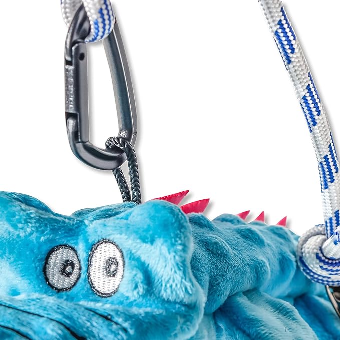 Pet Fit For Life Flirt Pole for Dogs - Extra Long 31" Dog Teaser Wand with Plush Alligator Squeaky Attachment | Promotes Animal Health & Fitness, Made w/Soft & Durable Materials | Gift
