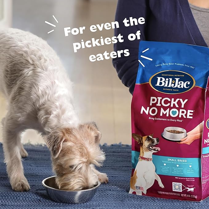 Bil-Jac Picky No More Small Breed Chicken Liver Dry Dog Food | 6 lb (2-Pack)