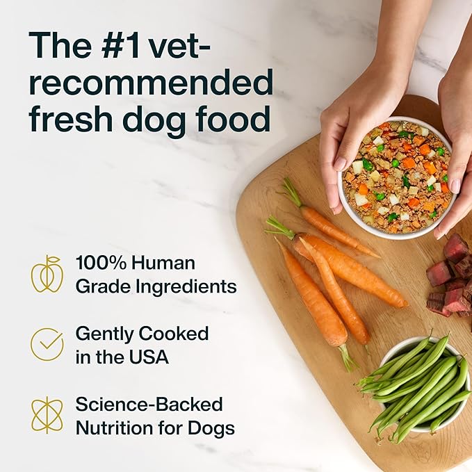 JustFoodForDogs Pantry Fresh Dog Food Variety Pack, Complete Meal or Topper, Beef, Chicken, Turkey, & Lamb Human Grade Recipe - 12.5 oz (Pack of 8)