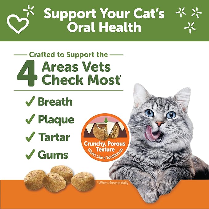 Whimzees Wellness Cat Dental Treats,Chicken Flavor,(4.5 Ounce Bag),(Pack of 2)