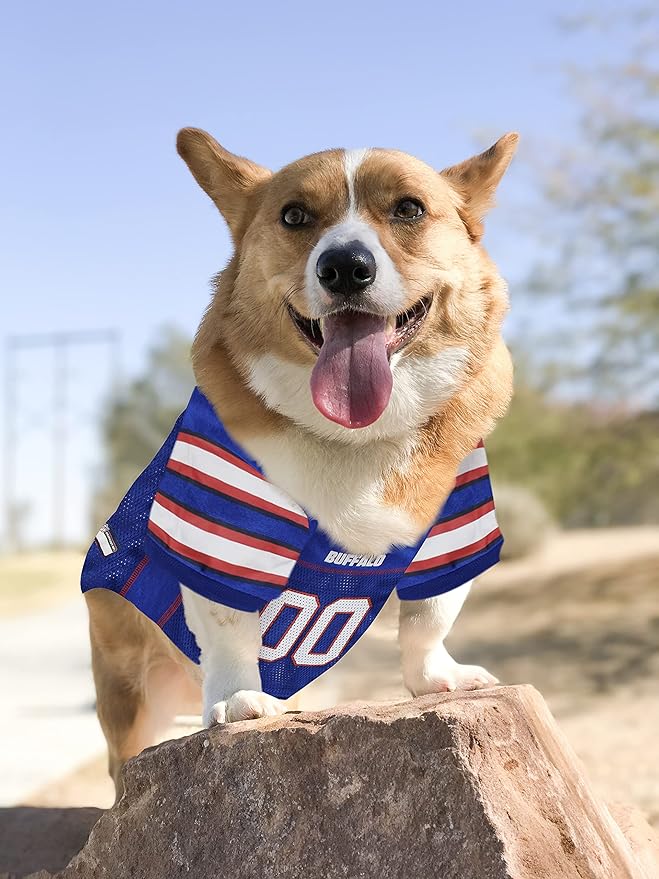 NFL Buffalo Bills Dog Jersey - Small, Football Jersey Costume for Dogs