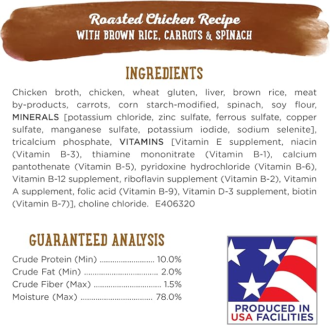 Beneful Purina Gravy Wet Dog Food, Prepared Meals Roasted Chicken Recipe - (8) 10 oz. Tubs (Pack of 2)