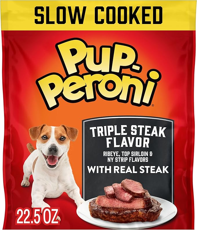 Pup-Peroni Triple Steak Flavor Dog Treats, 22.5 Oz. Bag