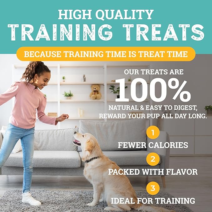 etta says! Sit Training Treats - All Natural Peanut Butter Soft Treats for Dogs - Made in The USA - 2 Pack