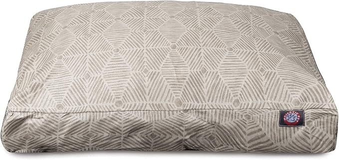 Majestic Pet Charlie Beige Metallic Large Rectangle Pet Bed