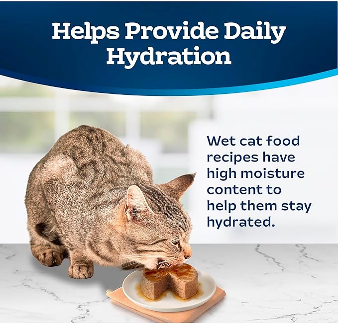 Blue Buffalo Tastefuls Wet Food for Mature Adult Cats 7+, Made with Natural Ingredients, Chicken Paté Entrée, 3oz Cans, 4Pack Trial Size
