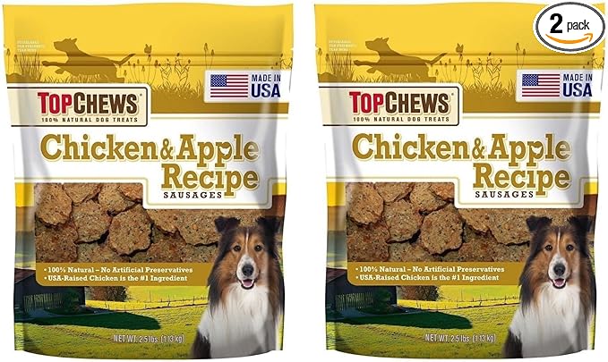 Chicken & Apple Sausages 2Pack (40 Ounces Each)
