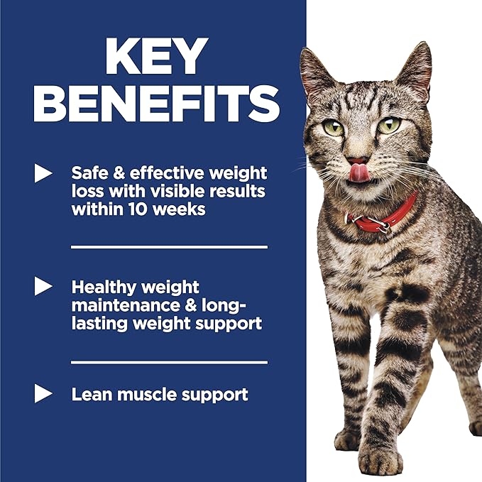 Hill's Science Diet Adult Perfect Weight Wet Cat Food, Vegetables & Chicken Stew, 2.8 oz. Pouches, 24-Pack