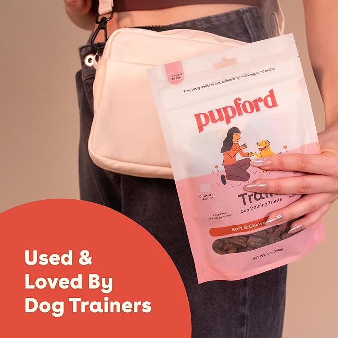 Pupford Soft & Chewy Training Treats for Dogs & Puppies (Beef, 10 oz, 2 Pack)