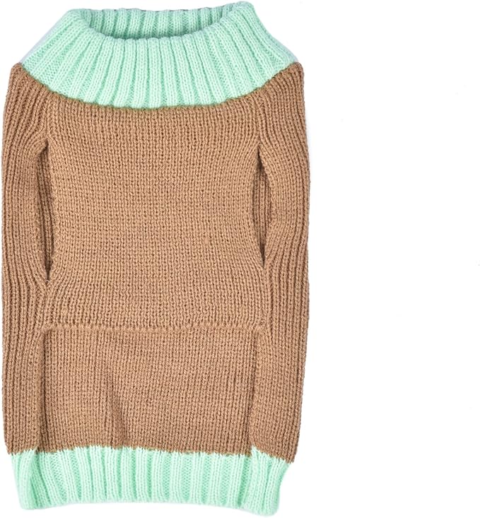 Star Wars Mandalorian The Child Dog Sweater - The Mandalorian & Grogu Pet Outerwear for Dogs - Officially Licensed Dog Apparel & Accessories, Size Medium