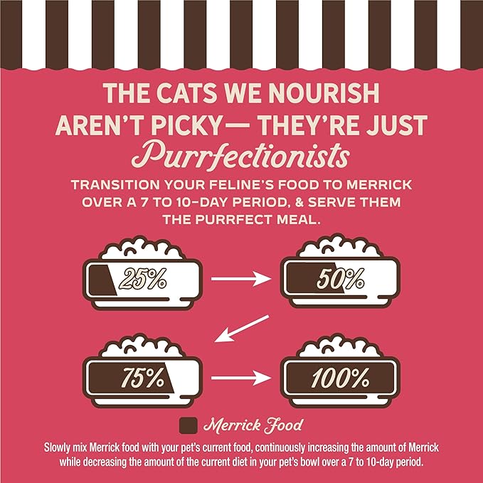 Merrick Purrfect Bistro Grain Free Salmon and Sweet Potato Recipe Natural Dry Cat Food for Adult Cats, High Protein, Outdoor or Indoor Cat Food - 4 lb. Bag