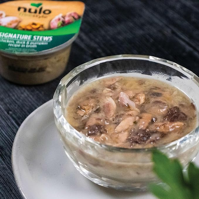 Nulo Freestyle Cat & Kitten Wet Cat Food Signature Stew, Premium All Natural Grain-Free Cat Food Topper with No Added Minerals or Preservatives and High Animal-Based Protein