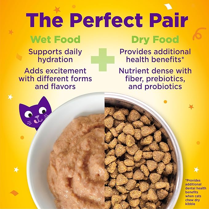 Wellness Appetizing Entrées Mousse Adult Wet Cat Food, Natural, Protein Rich, Grain Free, Chicken and Turkey Recipe, 1.4 oz, Pack of 8 Pouches