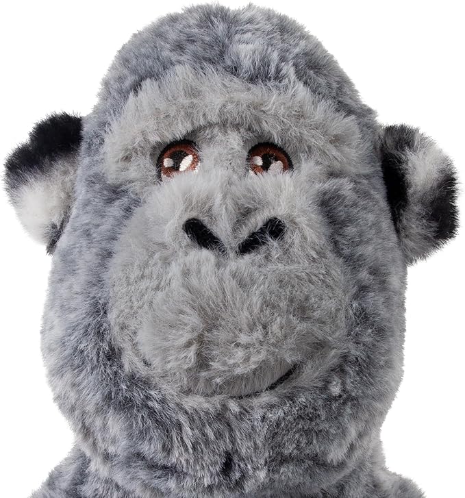 KONG Jungle Jamz Plush Dog Toys – Squeaky, Crinkly, and Rattling Durable Toys for Dogs – Safari Animal Collection (Gorilla/Elephant/Rhino Combo)