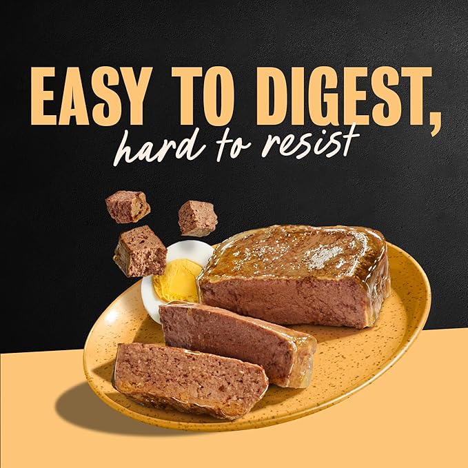 Cesar Classic Loaf in Sauce Adult Wet Dog Food, Breakfast and Dinner with Grilled Steak & Eggs Flavor, and Chicken & Liver Flavor, 3.5 oz. Easy Peel Trays, Variety Pack (12 Count, Pack of 1)