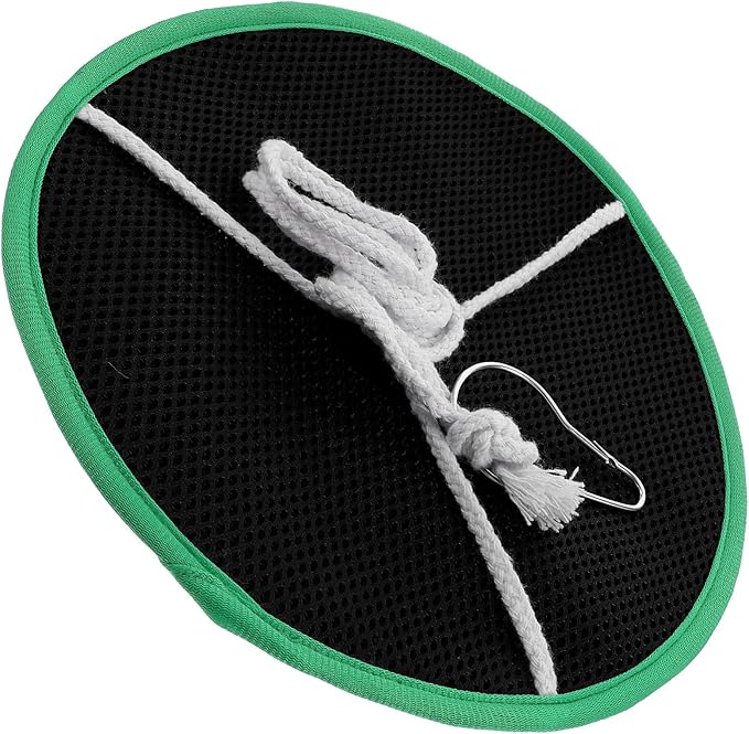 Reptile Sleeping Bed and Small Animal Hammock Cotton Hanging Nest Clip Flower Green for Hamsters, Lizards, Squirrels, and Birds Cage Accessories