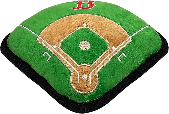Pets First MLB Boston RED SOX Baseball Field Tough Toy for Dogs, Best MLB Dog Toy with Team Logo