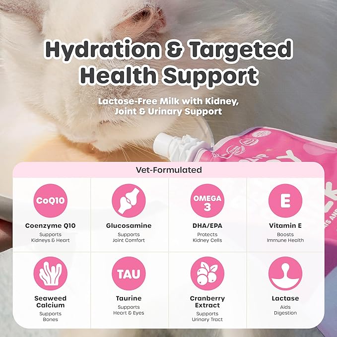 Choolip Bundle | 20pc Jumbo Squeeze Vita Sticks with Essential multivitamins + Berry Good Milk 10pk Vitamin-Infused [Both Products are for Cats & Dogs of All Life Stages]