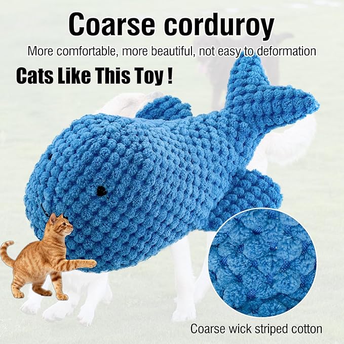 Stuffed Animal Cat Chew Squeaky Toy Medium Interactive Soft Cotton Dog Horse Toys for Companionship Training Birthday Reward Gift