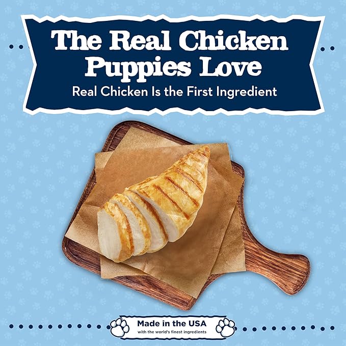Blue Buffalo Baby Blue Training Treats Natural Puppy Soft Dog Treats, Savory Chicken 4-oz Bag (Pack of 6)