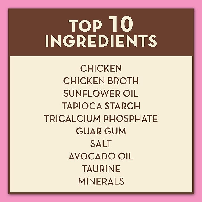 AvoDerm Natural Chicken Chunks Entrée in Gravy - Grain Free Wet Canned Cat Food