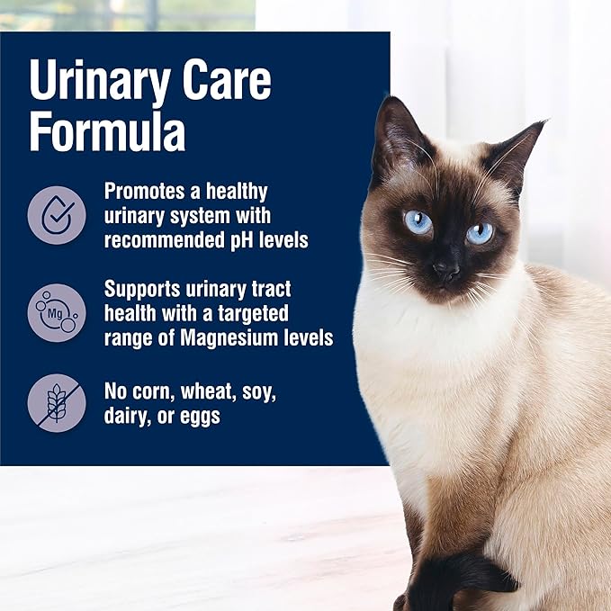 Blue Buffalo True Solutions Urinary Care Natural Nutrition with Clinically Proven Ingredients, Adult Cat Dry Food, with Chicken, 11 lb. Bag