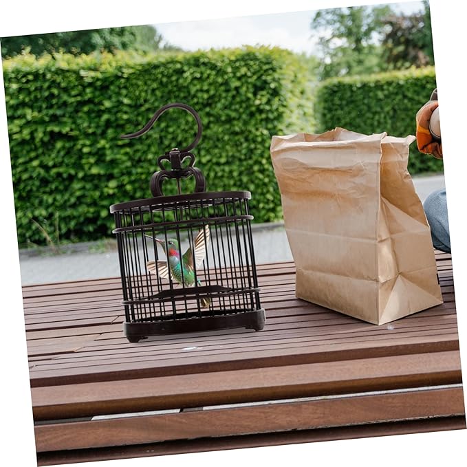Abaodam Portable Plastic Habitat Cage for Hamsters Crickets and Small Reptiles Lightweight Decorative Birdcage with User Friendly Design for Easy Cleaning and Home Enhancement