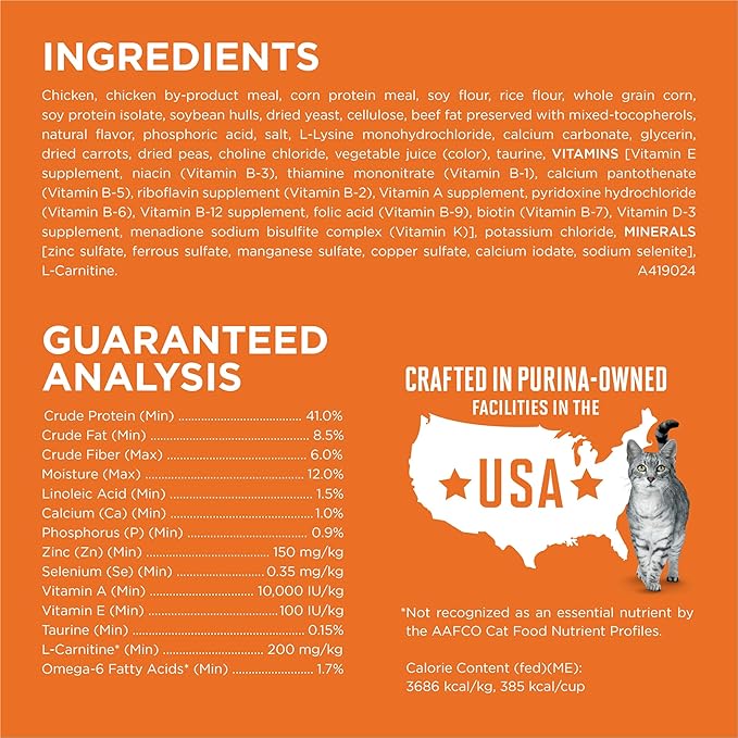 Purina ONE High Protein, Healthy Weight Plus Ideal With Chicken Dry Cat Food Formula - 22 lb. (Pack of 1)