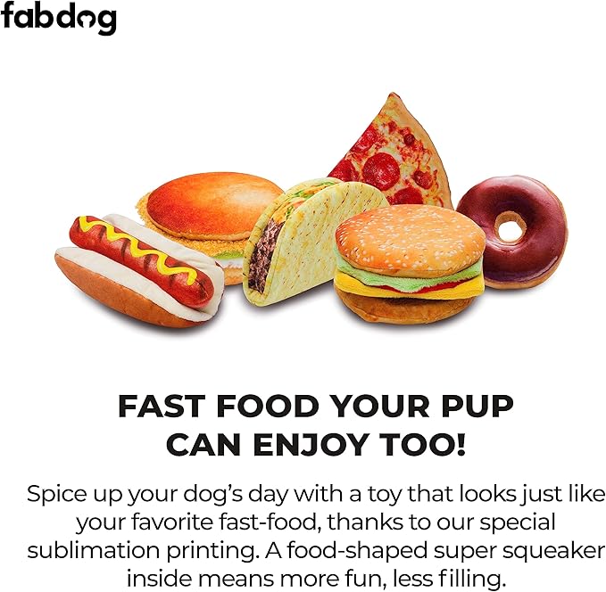 fabdog Kuddly Kanine Donut Toy Toy
