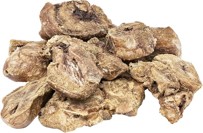 hotspot pets Freeze Dried Turkey Hearts Treats for Cats & Dogs - Made in USA, 1lb Big Bag, Single Ingredient All Natural Grain-Free Turkey Heart - Great for Training, as a Topper or Snack